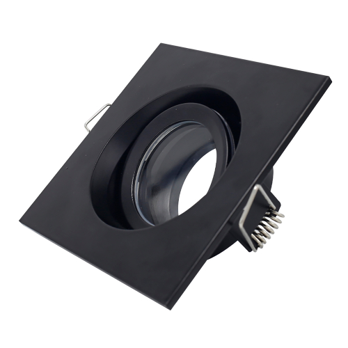 ST255.418.01 Св-к встр. Черный GU10 1*50W  IP65 L96xW96xH45 220V Без ламп Встраиваемые светильники