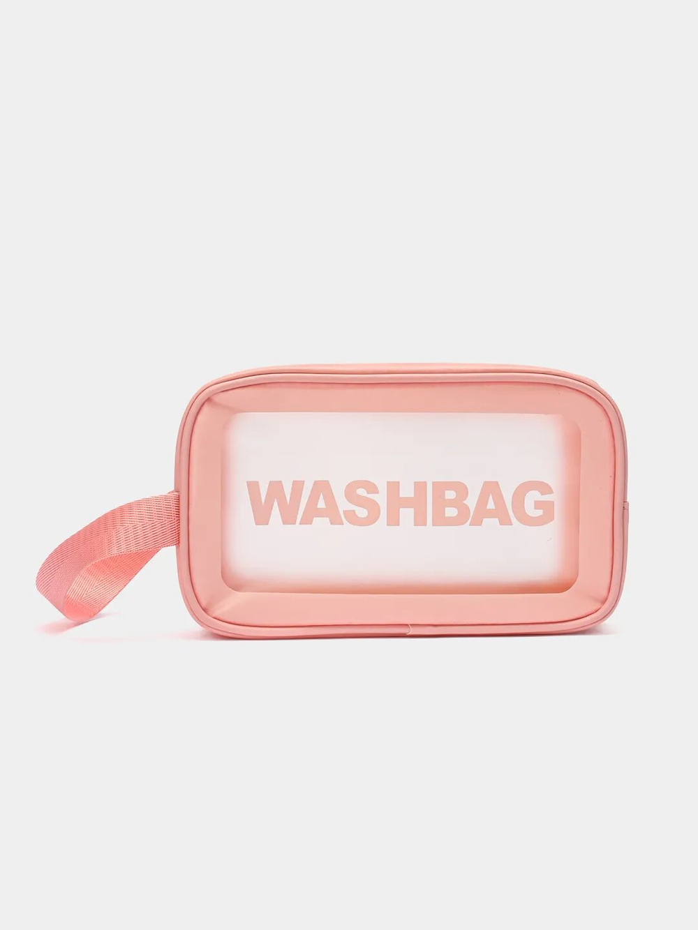 Косметичка водонепроницаемая Washbag сумка с ручкой органайзер косметичка для бассейна душа роддома, розовая 22*8*12см