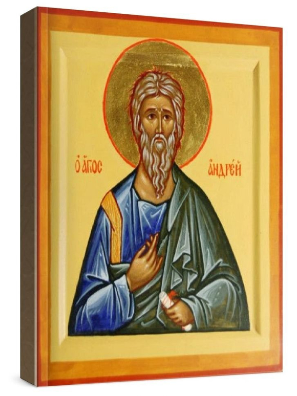 Андрей Первозванный (рукописная икона)