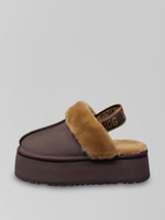 Угги 13474 замшевые на платформе с мехом и резинкой сзади