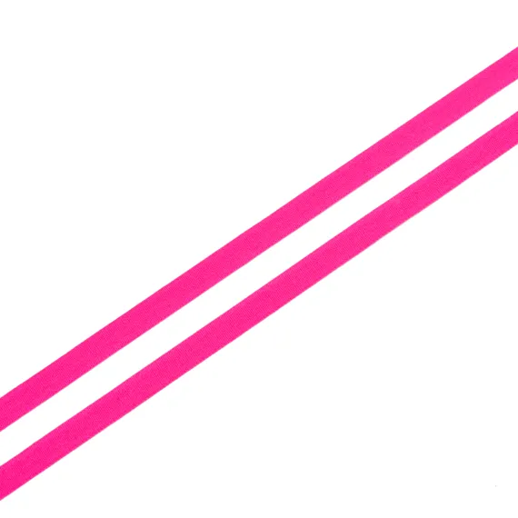 Резинка отделочная розовый неон 6 мм, Китай