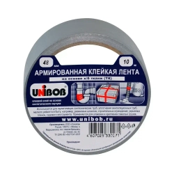 Монтажная лента Unibob армированный скотч 48 мм x 10 м