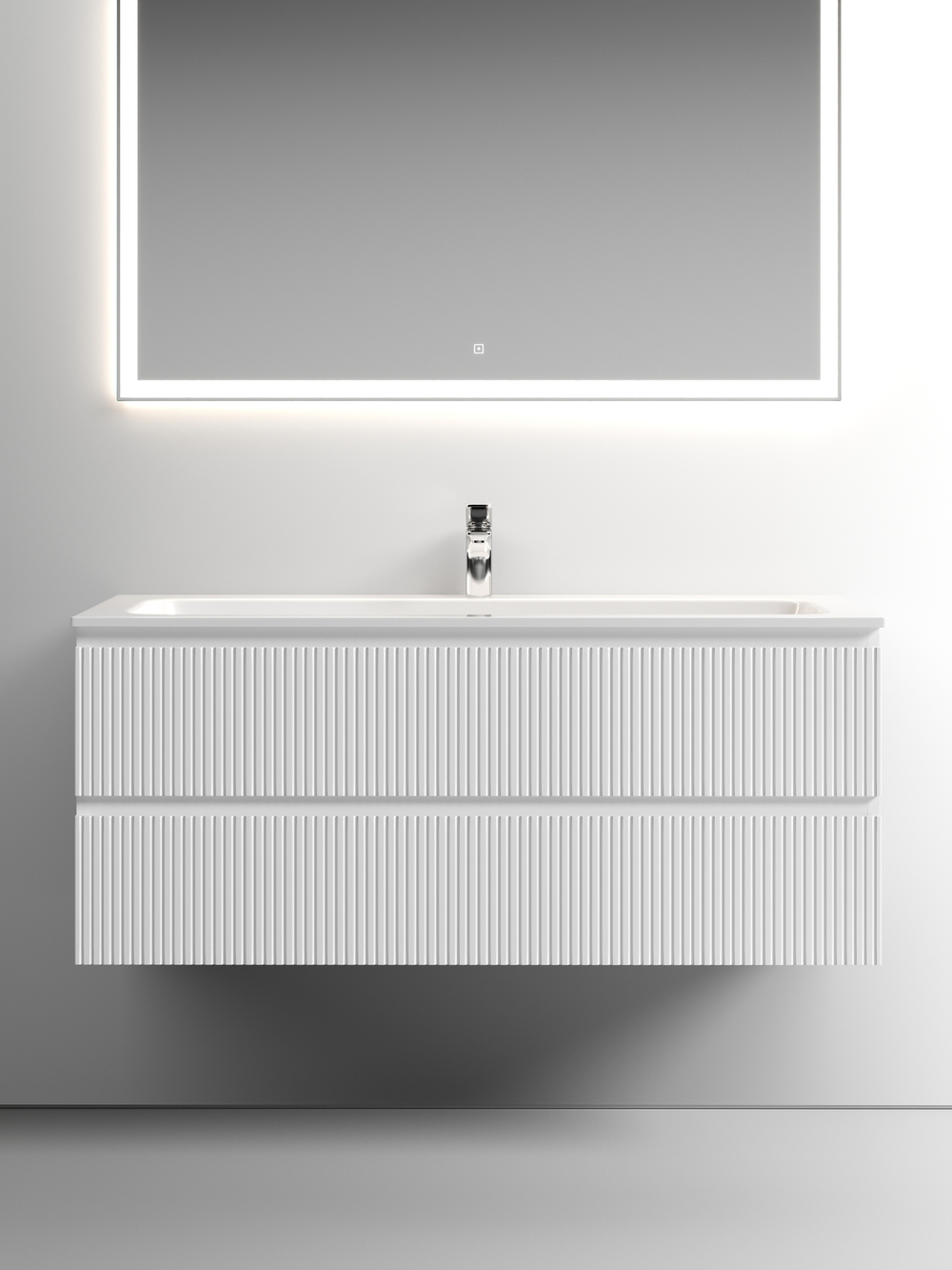 Тумба с раковиной Sancos Snob T 120 см SNT120W bianco