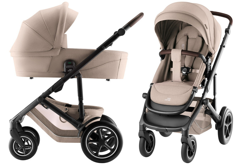 Коляска 3 в 1 Britax Roemer Smile 5Z Style и автокресло Baby-Safe PRO Style Harbor Blue Teak