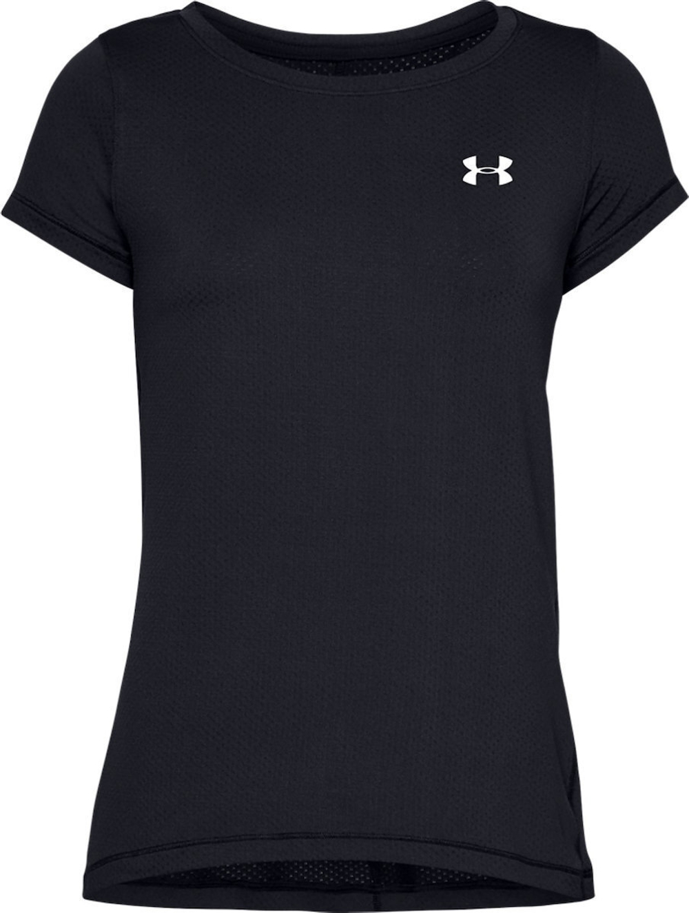 Женская теннисная футболка Under Armour HeatGear Armour SS Women - Black