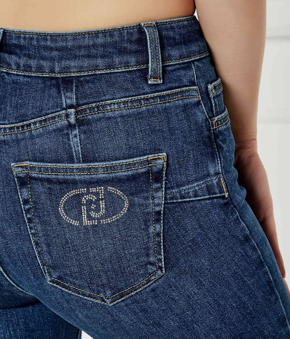 Джинсы GOOD REPOT Liu Jo - голубой(UA5082 D4988)