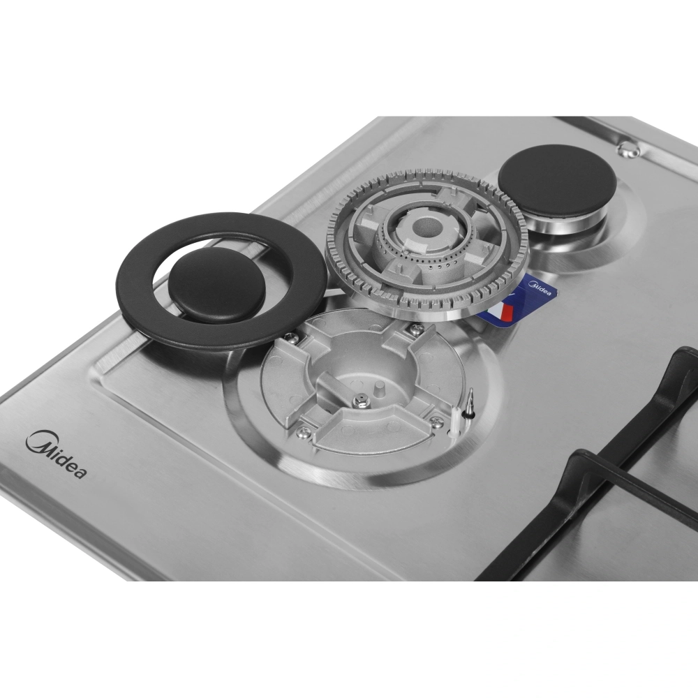 Газовая варочная панель Midea MG643TX нержавеющая сталь