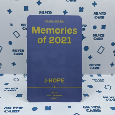 Фотокарта BTS - MEMORIES OF 2021 (Джейхоуп)