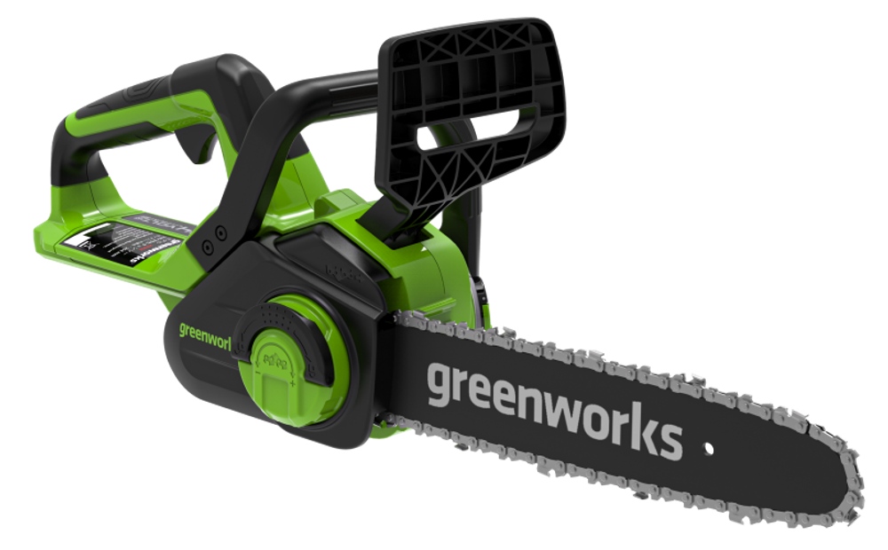 Цепная пила аккумуляторная Greenworks G24CS25K2, 24V, 25см, c АКБ 2Ач и ЗУ  2007707UA