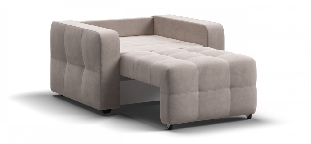 Денди кресло-кровать Велюр Монолит латте