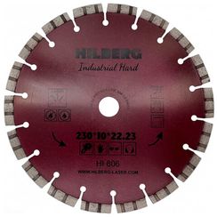 Диск алмазный по бетону Hilberg Industrial Hard 230x22.2мм (HI806)