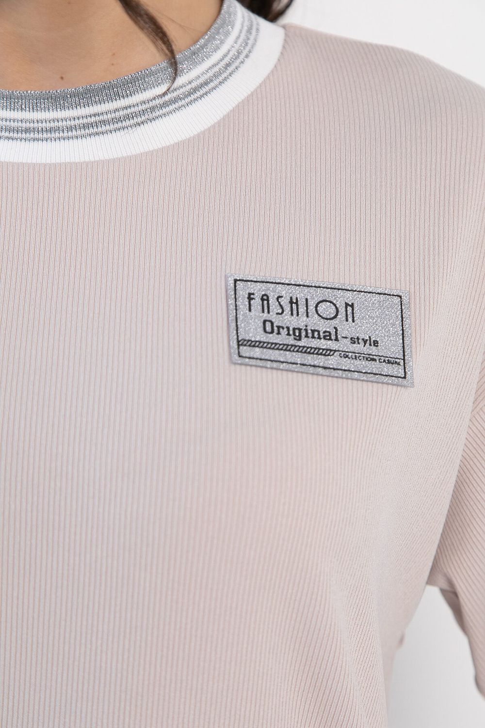 Футболка Ника (бежевая) Б12942-7М LT Collection