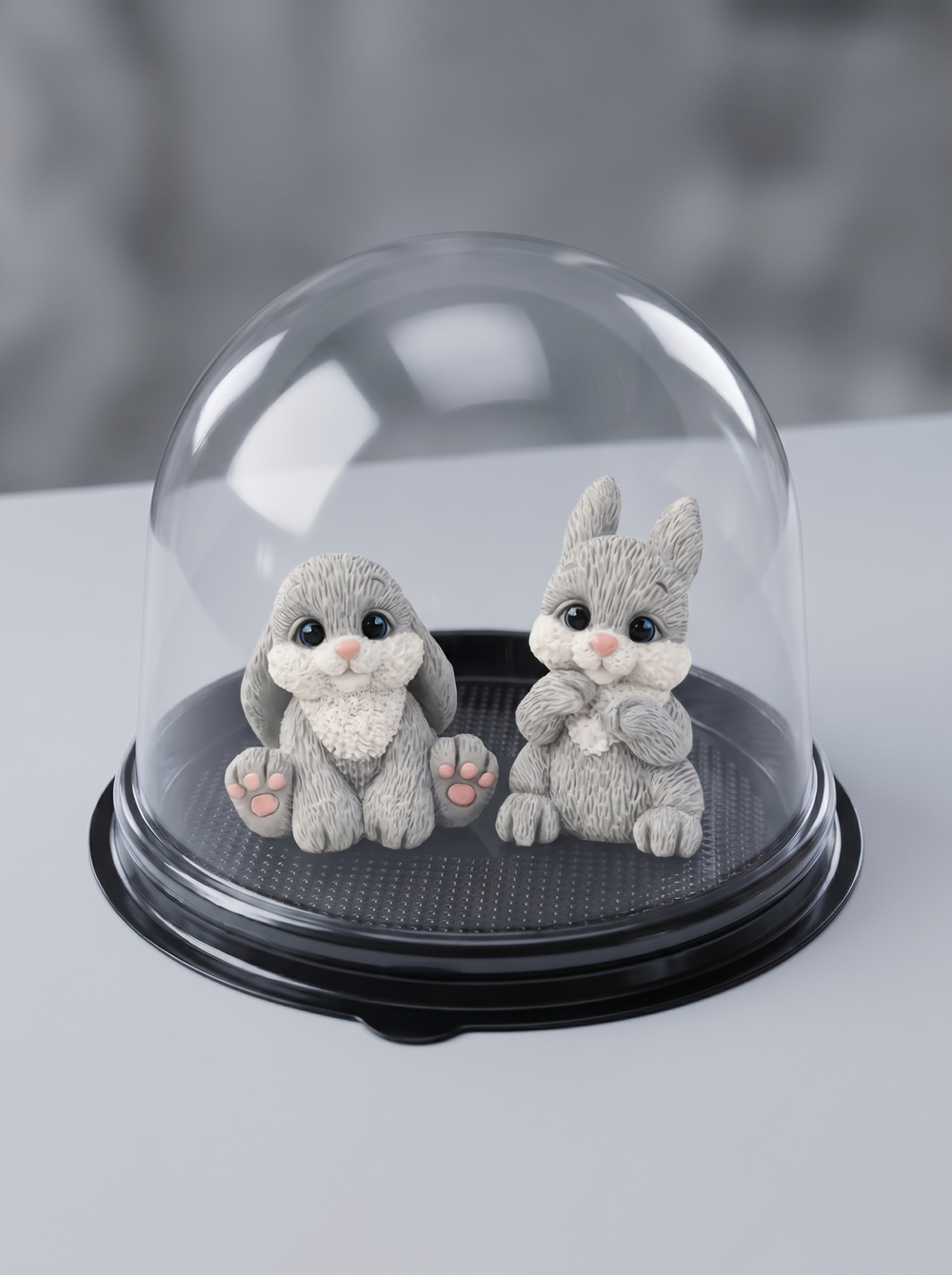 Фигурки на торт "Два зайки"