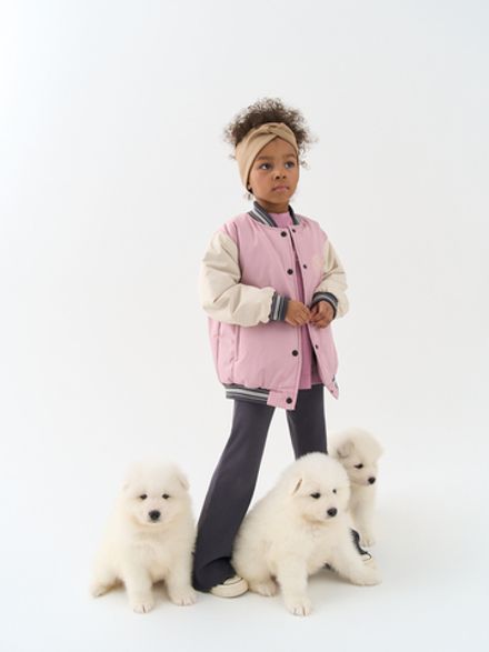 Брюки клеш "Графит" в рубчик