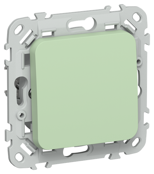 FLITE Выключатель 1-клавишный кнопочный 10А ВС11-2-0-ФлФ фисташковый IEK