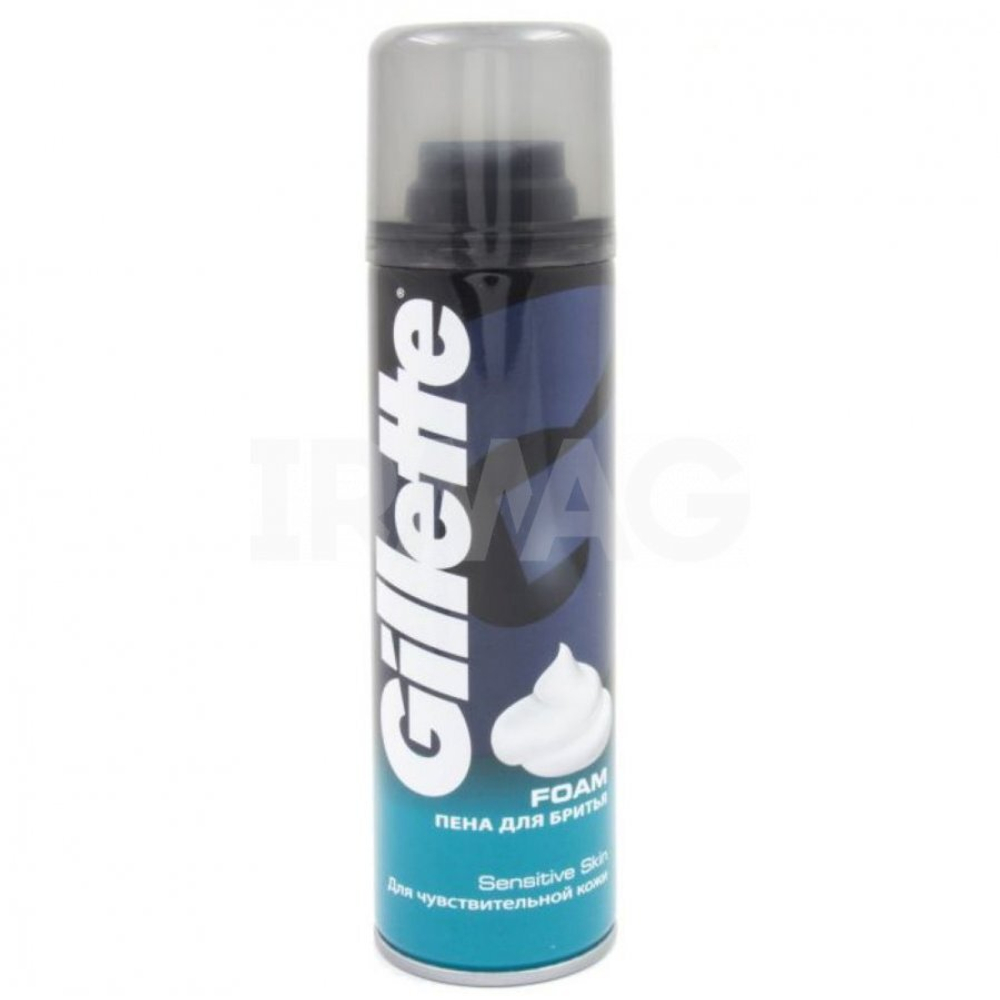 Gillette Пена для бритья  Sensitive Skin 200 мл