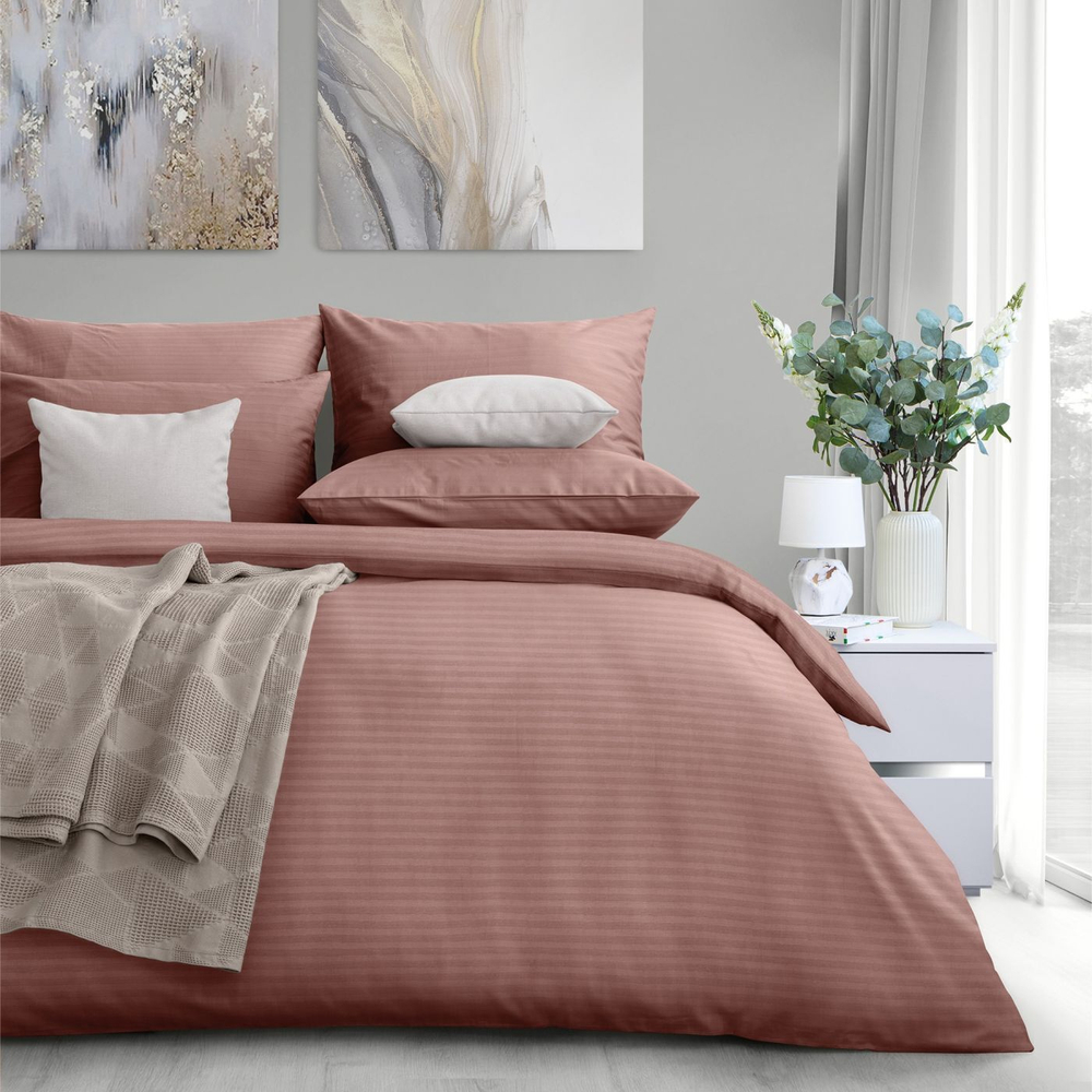 Комплект постельного белья Verossa Stripe Ash 2СП с наволочками 70х70
