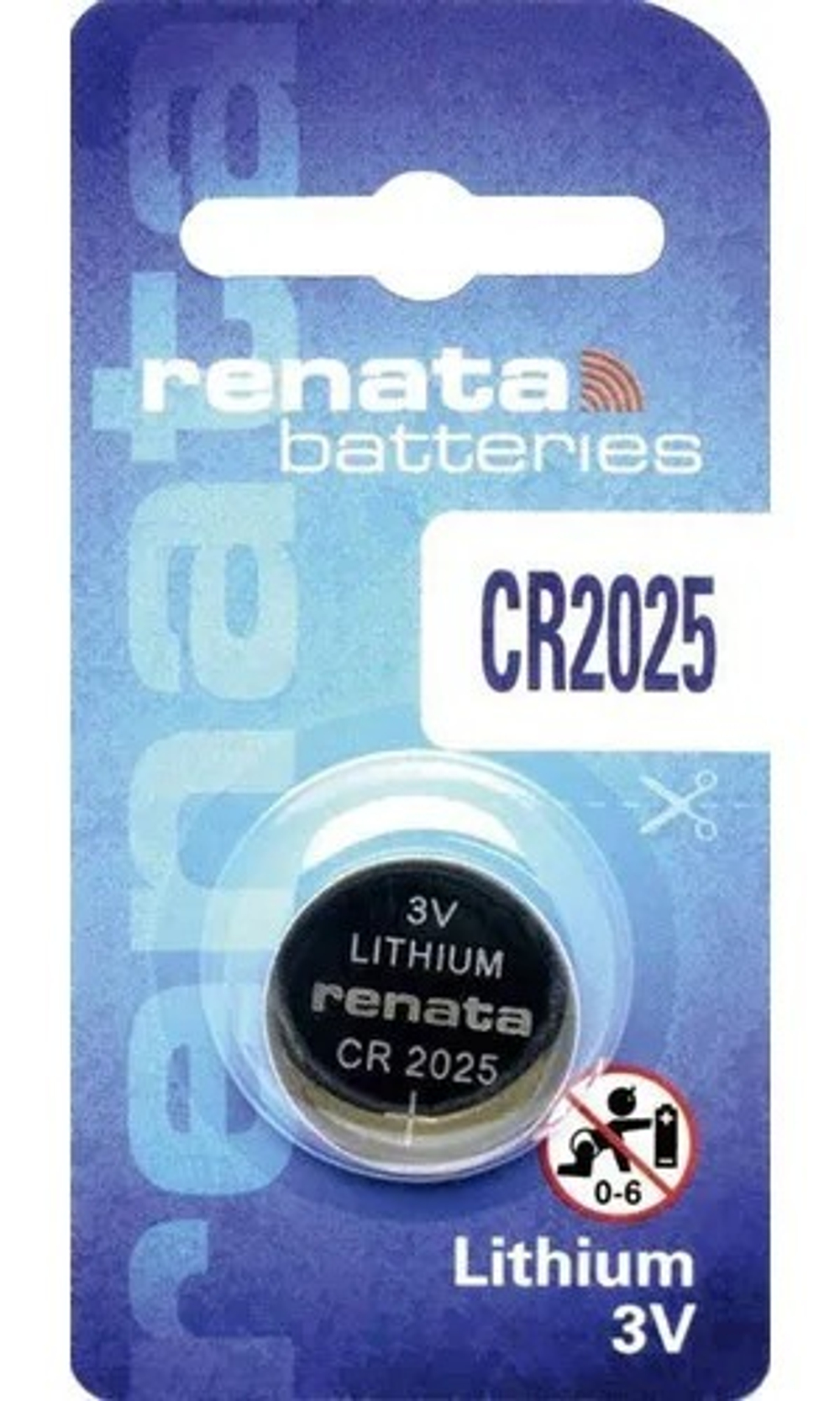 Батарейка Renata CR2025 (DL2025) литиевая BC1