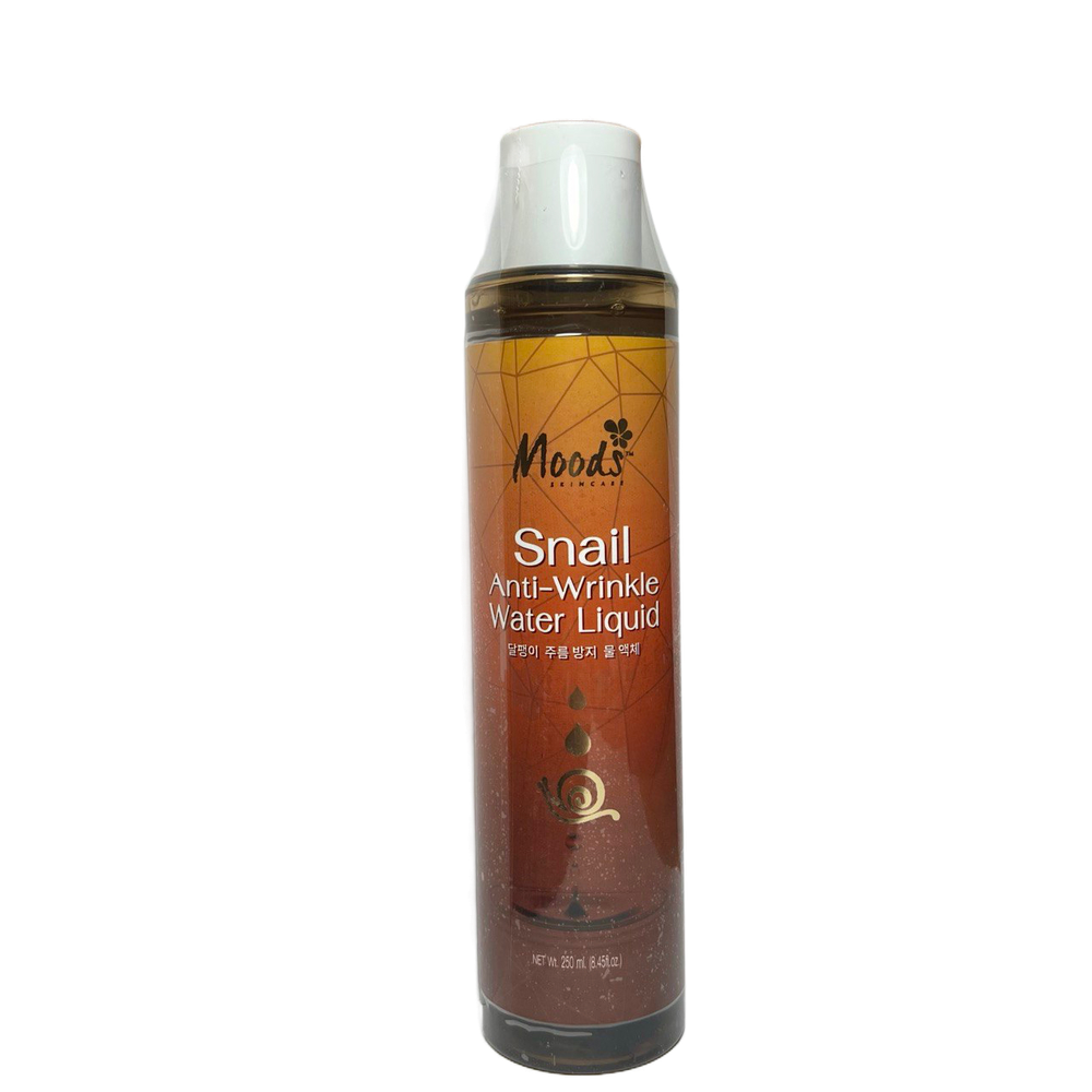 Тоник для лица Moods Snail Anti-Wrinkle Water Liquid с муцином улитки омолаживающий 250 мл