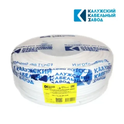 Электрический провод ПВС 3 x 1,5 мм, ККЗ, цвет белый 10 метров
