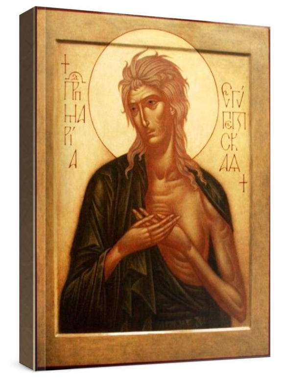 Мария Египетская (рукописная икона)