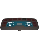 Панель приборов (э/плата) Toyota 02-7FG/FD15 571162332171
