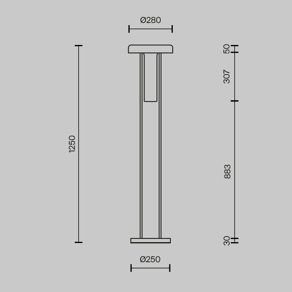 Напольный светильник (торшер) Maytoni MOD463FL-L24B3K