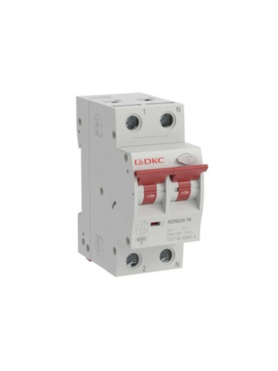 Выключатель автоматический дифференциального тока 2п (1P+N) C 40А 30мА тип A 6кА MDR63N YON MDR63N-1N2C40-A