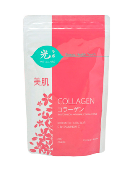 Коллаген MITSULABO питьевой BIHADA COLLAGEN с мерной ложечкой, 200г