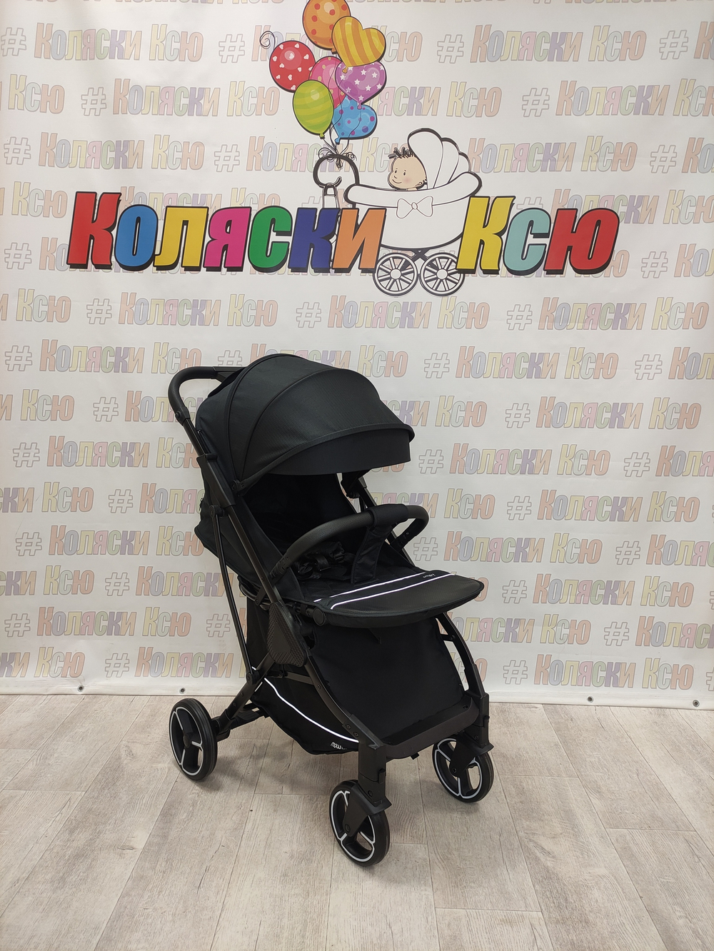 Коляска прогулочная MowBaby Smart 2023 Black