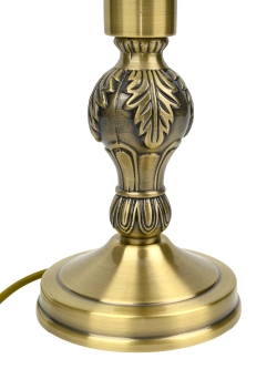 Настольный торшер с абажуром, ретро светильник