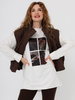 Лонгслив Day brown