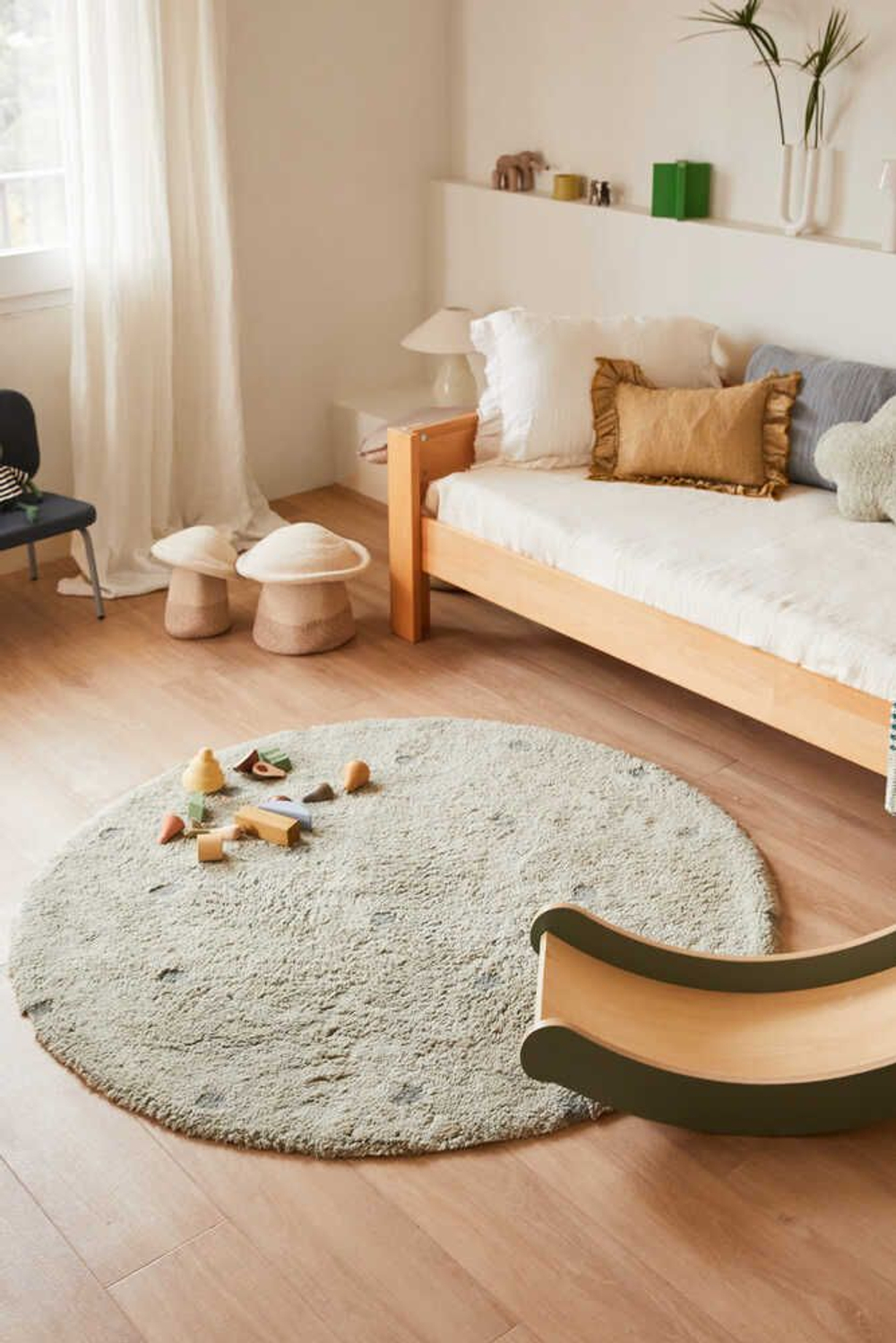 Ковер Lorena Canals Mini Dot Blue Sage 100 x 150 см)