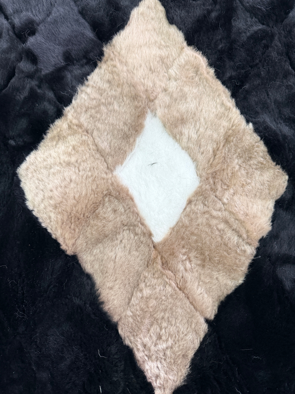 Покрывало меховое ковер из шкуры овчины