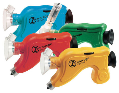 Микроскоп детский портативный Navir «Зумскоп» 20–40x, с подсветкой, матовый зеленый