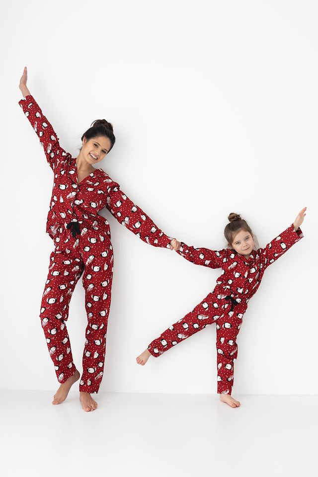 Пижама женская с пингвинами Tiggy