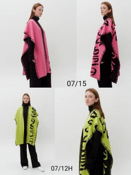 Накидка женская НК517-07/12Н зеленый неон