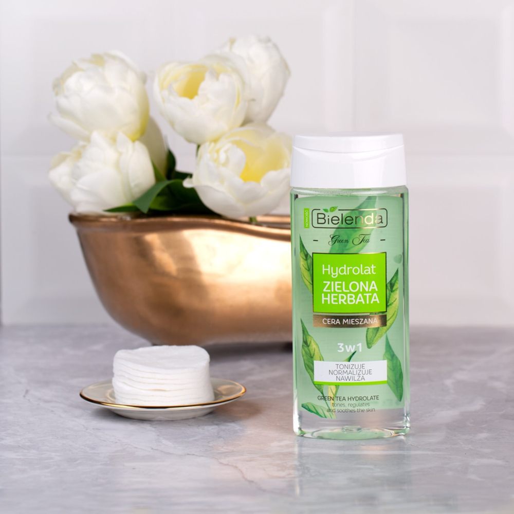Bielenda Green Tea - мицеллярная вода 3 в 1 /   200  ml  / GTIN 5902169044848