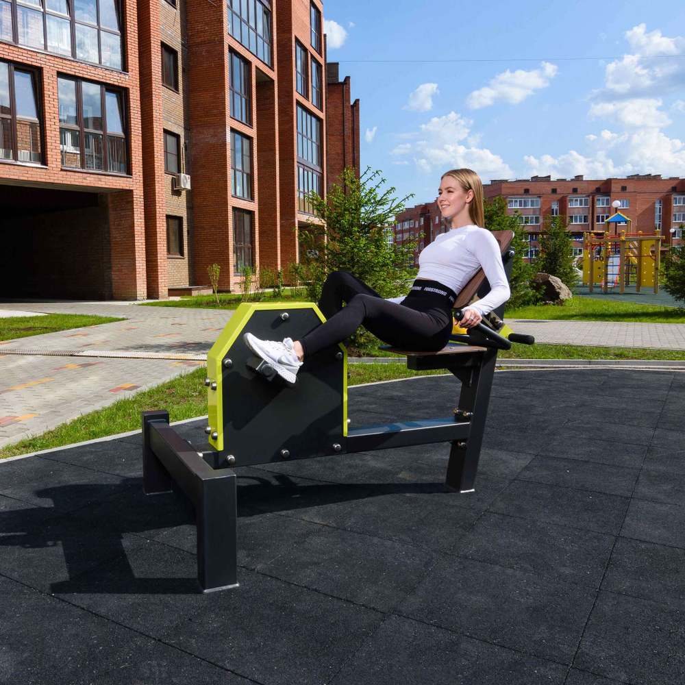 Cardio-1901 Уличный Велотренажер горизонтальный с безынерционным нагрузочным механизмом ZAVODSPORTA