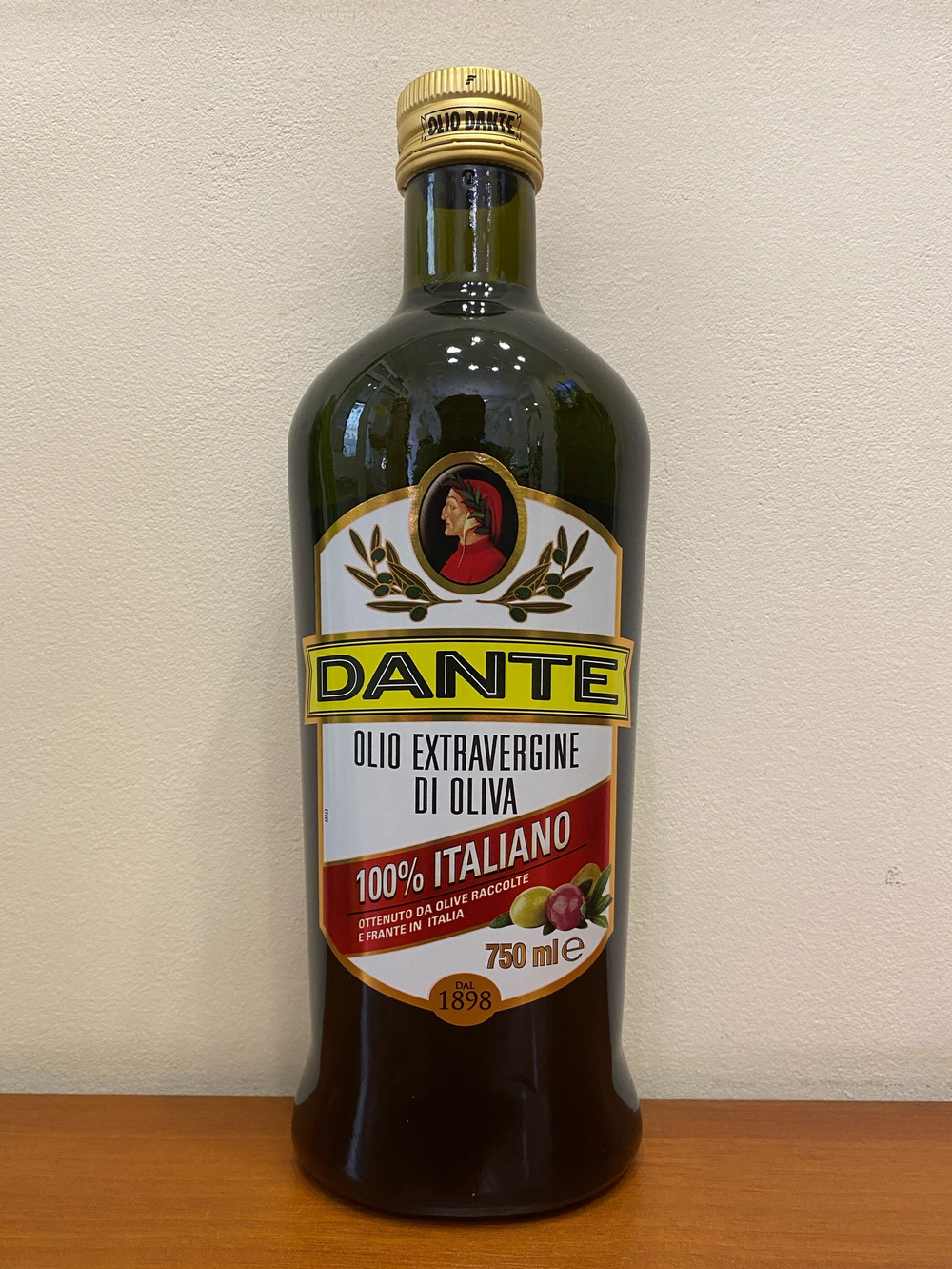 Оливковое масло DANTE 100% ITALIANO Extra Virgin 750 мл Италия