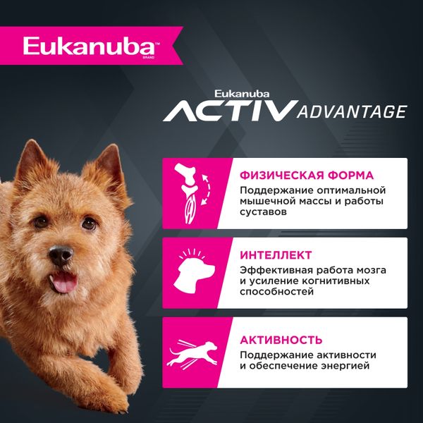 Сухой корма Eukanuba Adult Small Breed 1+ Years для взрослых собак мелких пород с птицей