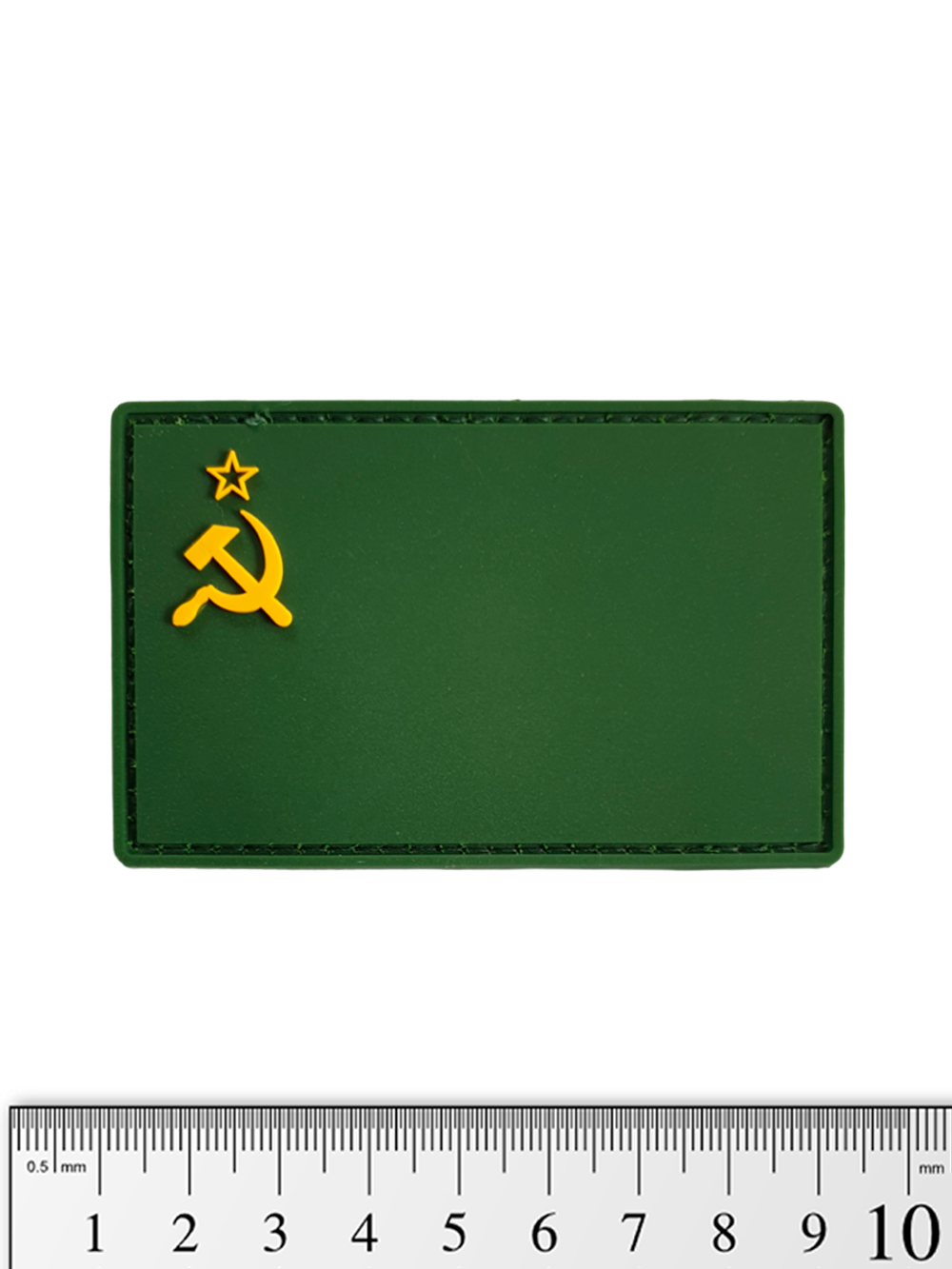 Шеврон Флаг СССР PVC 5х8 см. Олива