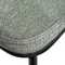 Полубарный стул Arvo 65 см, серо-зеленый шенилл с черными ножками