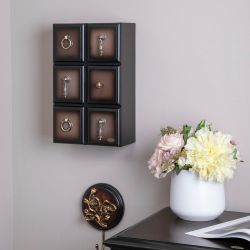 Полка - ключница Пандора Орех Оберджин Шоколад