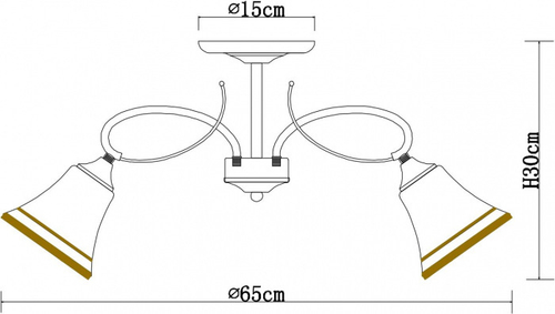Потолочная люстра Arte Lamp BLOSSOM A2709PL-5AB