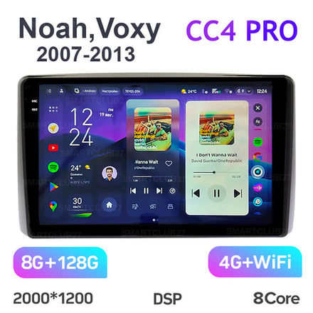 Teyes CC4 Pro 10,2" для Toyota Noah, Voxy 2007-2013