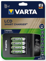 VARTA LCD Smart Charger+ incl. 4 x AA 2100mAh 57684101441