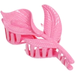 Заколка - краб для волос «AKS - SALVATORE», микс 6 цветов, цветок, 12*5,5см