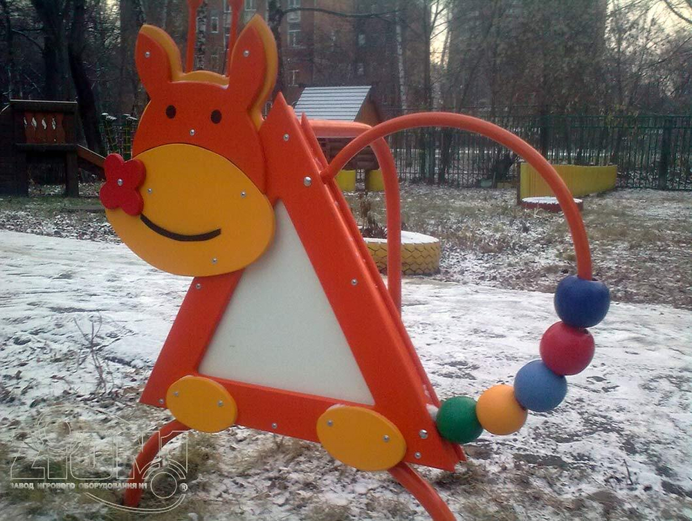 Игровая панель Жираф для детских площадок