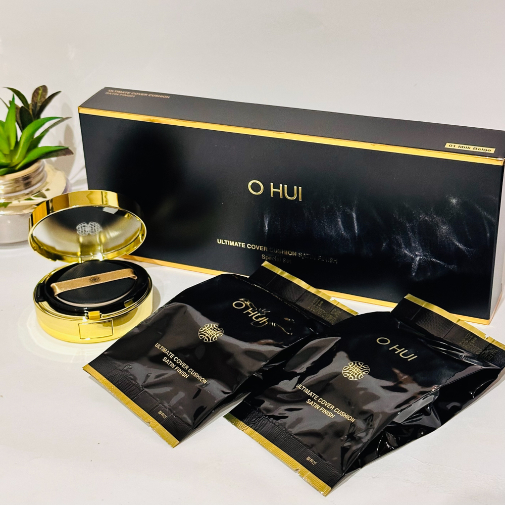 Кушон(тональная основа) O HUI Ultimate Cover Satin Finish 01